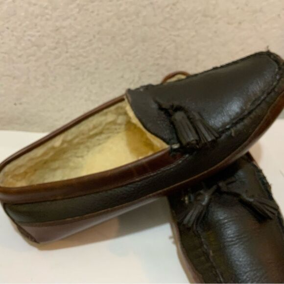 Allen Edmonds Leather Tassel Wolcott House Slippers size 11 - Picture 3 of 13